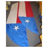 2pc Texas Flag Hanging Banners