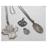 Sterling Silver Religious Necklaces & Pendants