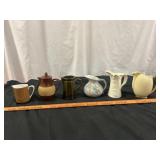 6pc Vintage Cream Pitchers / Milk Jugs