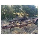 Dual Axle 23ft Car Hauler Trailer Frame