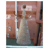 Rustic Metal Angel Figure - Tree Topper