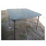 Folding Metal Frame Card Table