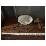 Enamel Ware - Horse Hames - Food Grinder