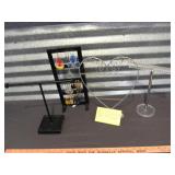 4pc Upright Jewelry Stands & Fashion Earrings