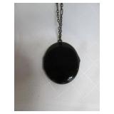 Antique Locket with Photos on 22" Chain