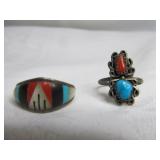 Navajo & Zuni Sterling Silver His & Her
