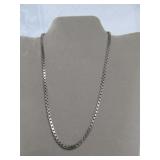 Sterling Silver 16" Box Chain - 22.6 Grams