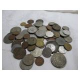 Vintage Foreign Coins - Large Unsearched Lot