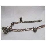 Sterling Silver Beer Stein Charm Bracelet