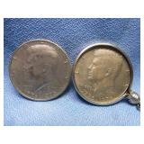 2pc 1976 Kennedy Bicentennial 1/2 Dollar Coins