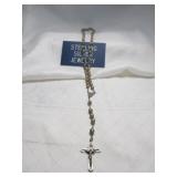 Vintage Sterling Silver 22" Rosary