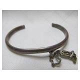Sterling Silver Texas Western Cuff Bracelet