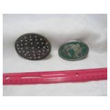 Vintage Maya Mexico Alpaca Buckle & Blingy Buckle