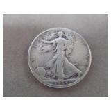 1944-S US Walking Liberty Silver Half Dollar