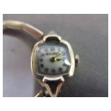 Vintage Bulova 10k Gold Fill Lady's Wrist Watch