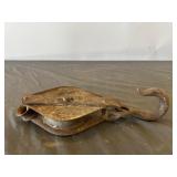 Vintage 12" Pulley Block w/ Hook
