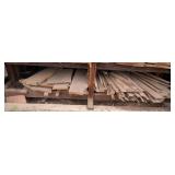 Contents of Bottom Tier of Lumber Rack