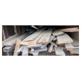Contents of 4th Tier Lumber Rack in Lumber Storage