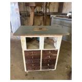 Makita 3612 Heavy Duty Router in Wood Cabinet