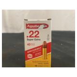 Aguila .22 Long Rifle High Velocity 40gr Ammo 50rd