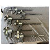 6pc 12" Bar Clamps