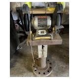 Ryobi 8" Bench Grinder on Tool Stand