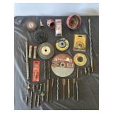 Drill Bits, Router Bits, Cut Off Discs - Some NEW