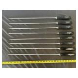 8pc Set - 24" Long Shaft Screwdrivers