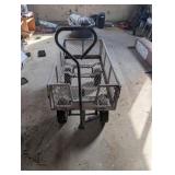 Metal Garden Cart - Utility Wagon