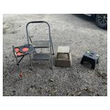 4pc - Air Deck, Step Ladder, Step Stools