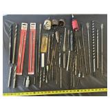 Drill Bits & Hole Saws - Some NEW - Box Lot