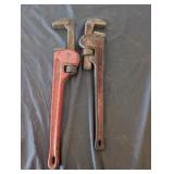 Ridgid & Husky 18" Pipe Wrenches