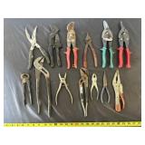 Pliers, Channel Locks, Tin Snips, Side Cutter, Etc