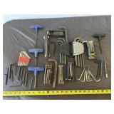 Allen Keys / Hex Keys / T Handles - Box Lot
