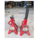 Pair of Strongway 3 Ton Steel Jack Stands