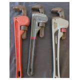 3pc 14" Steel Pipe Wrenches