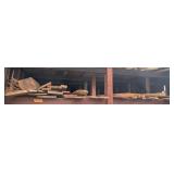 Contents of 2nd Tier Lumber Rack in Lumber Storage