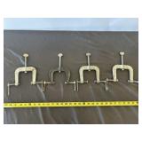 4pc 3" T Bar C-Clamps