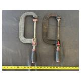 Pair of HART 6" C-Clamps