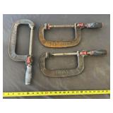 3pc Hart 6" C-Clamps