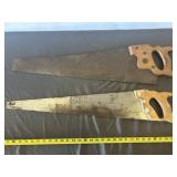 3pc Vintage Wood Saws - Nicholson & Superior