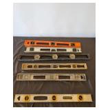 6pc Aluminum & Molded Levels - 24" to 32"