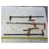 3pc Steel 28" Bar Clamps