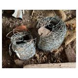 Two Rolls of Barbed Wire Fencing