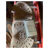 Pair of Tractor Seats with All Transistor Globe Trotter Radio