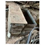 Two Metal Military Ammo Boxes