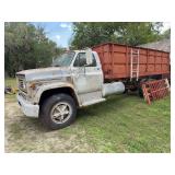 1974  Chevrolet  C65 1974 Chevy C65 Dump Truck with Grain Bed, sells as is