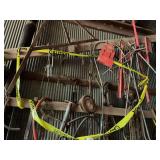 Collection of Farm Equipment Parts and Tools