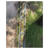 Vintage Railway Express Agency Sign - Caldwell Train Depot