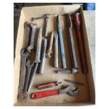 Box of Wrenches, Chisels, and Other Hand Tools